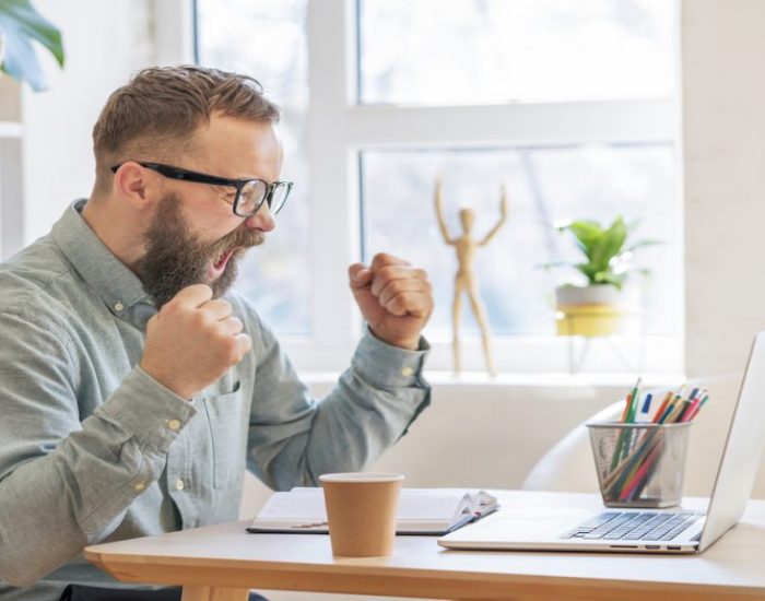 Emprendedor comenzando su negocio